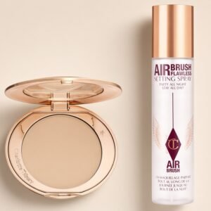 THE AIRBRUSH FLAWLESS FEELING MINI SITTING SPRAY AND MINI COMPACT POWDER